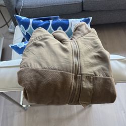 U.S. Navy Coyote Brown Full Zip Fleece Parka Liner for NWU Type III Jacket   - Size Medium X-Short ($40) - Like New!