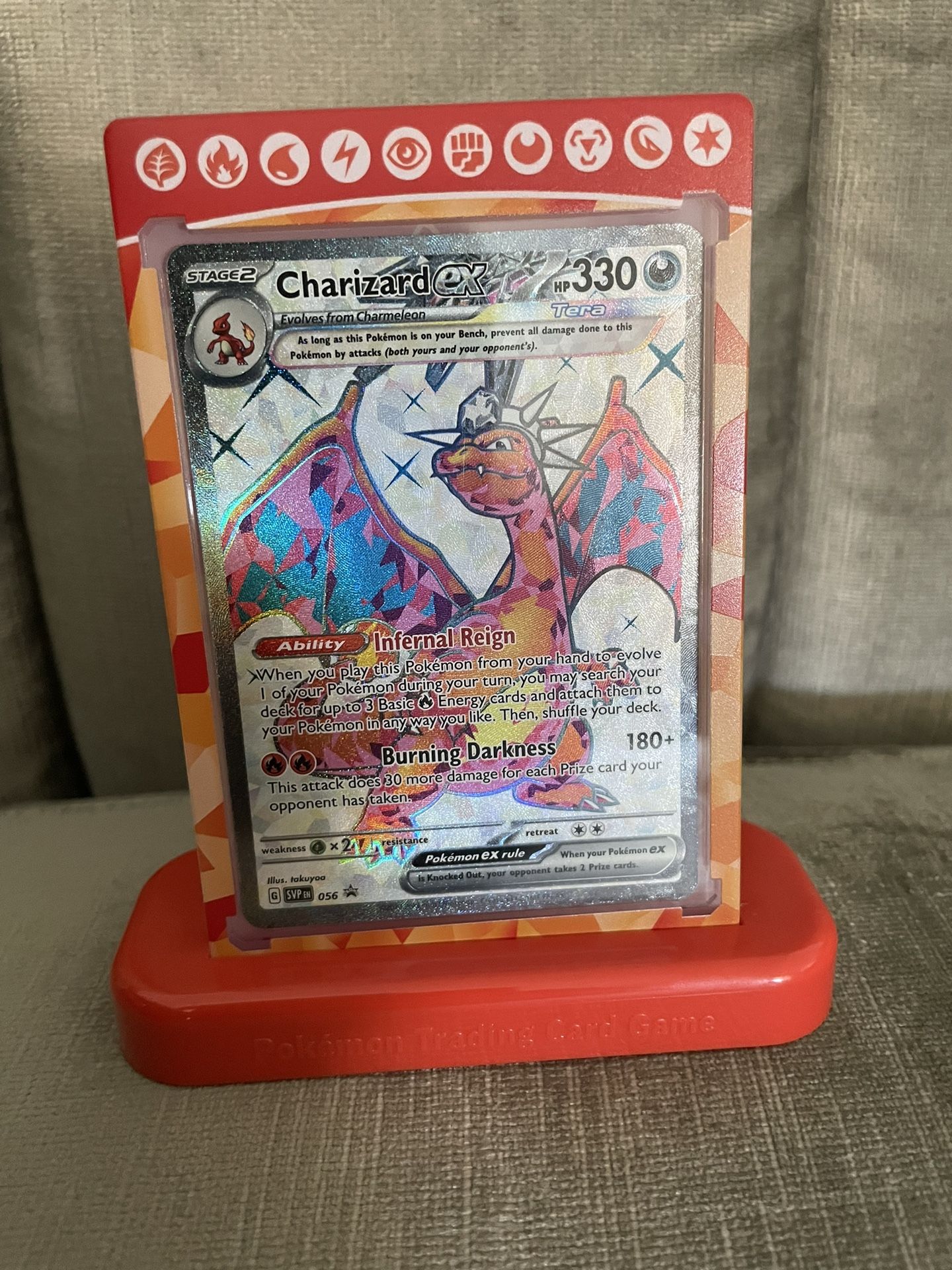 Charizard EX 056 Promo With Ultra Pro Hard Case And stand for Sale in Poway, CA - OfferUp Charizard EX 056 Promo With Ultra Pro Hard Case And stand for Sale in Poway, CA - OfferUp