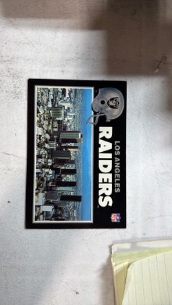 1984 Los Ángeles Raiders post card