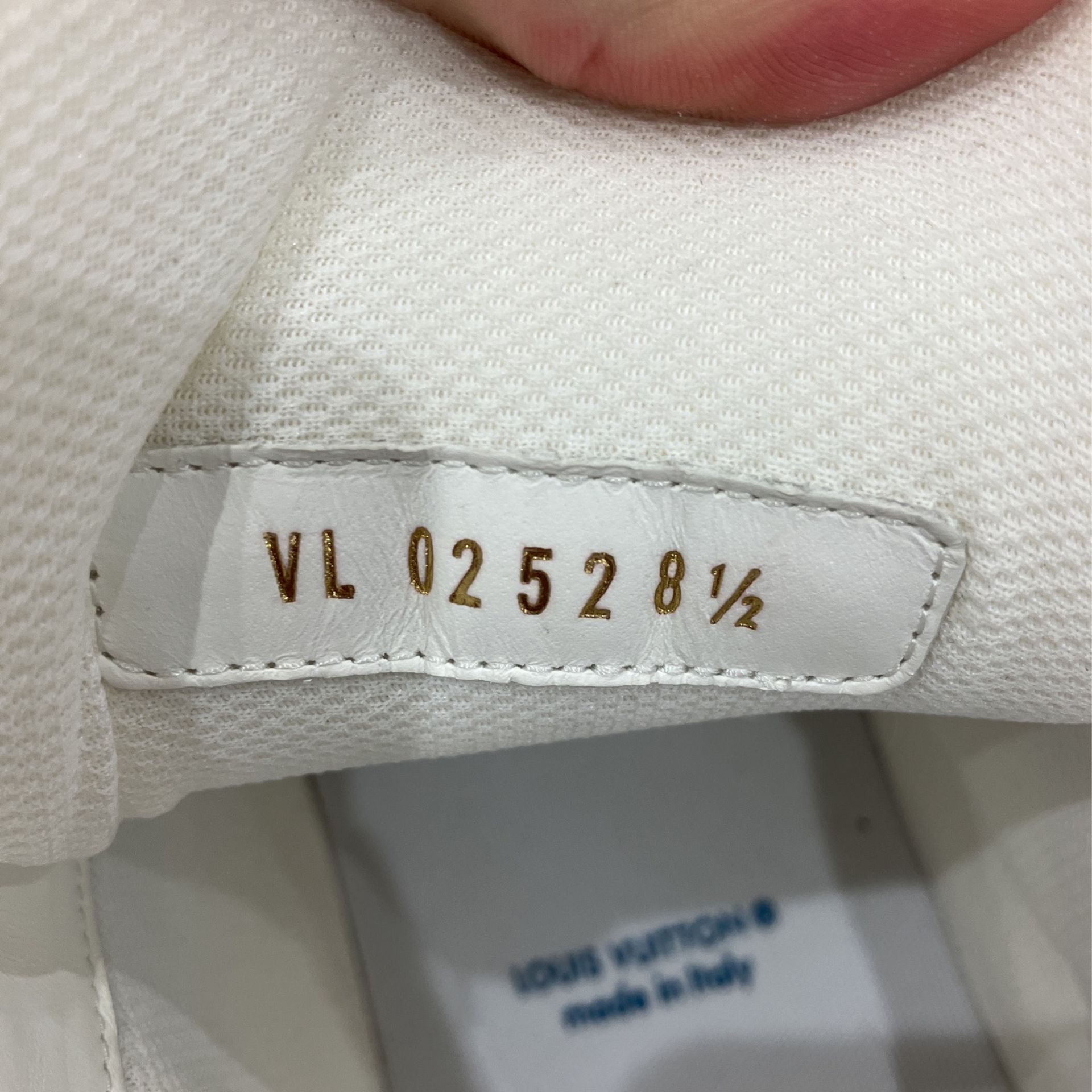 Louis Vuitton Denim Monogram Mens Sneakers 1005 Size 8.5 No Box