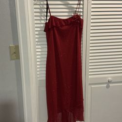 Red Midi Dress
