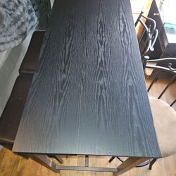 Counter Height Dining Table With 2 Benches And 2 Chaurs