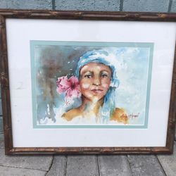 Island Lady Painting