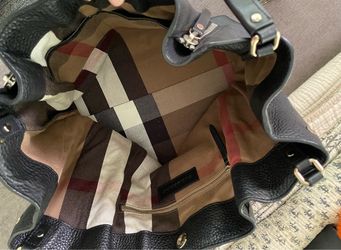 Burberry Handbag : Brand Print on Side