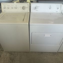 Heavy Duty Kenmore Washer & Electric Dryer (Warranty Included)