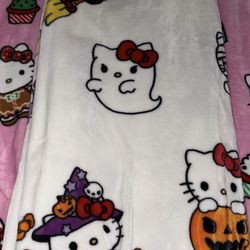 Hello Kitty Halloween Blanket 