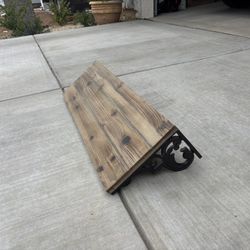 Wood & Metal Shelf