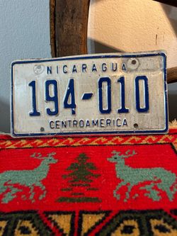 CHAPA ANTIGUA GALVANIZADA DE NICARAGUA