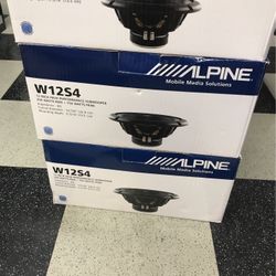 Alpine W12s4 On Sale Today For 69.99 