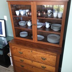 Exquisite 19th-Century Wooden Dresser