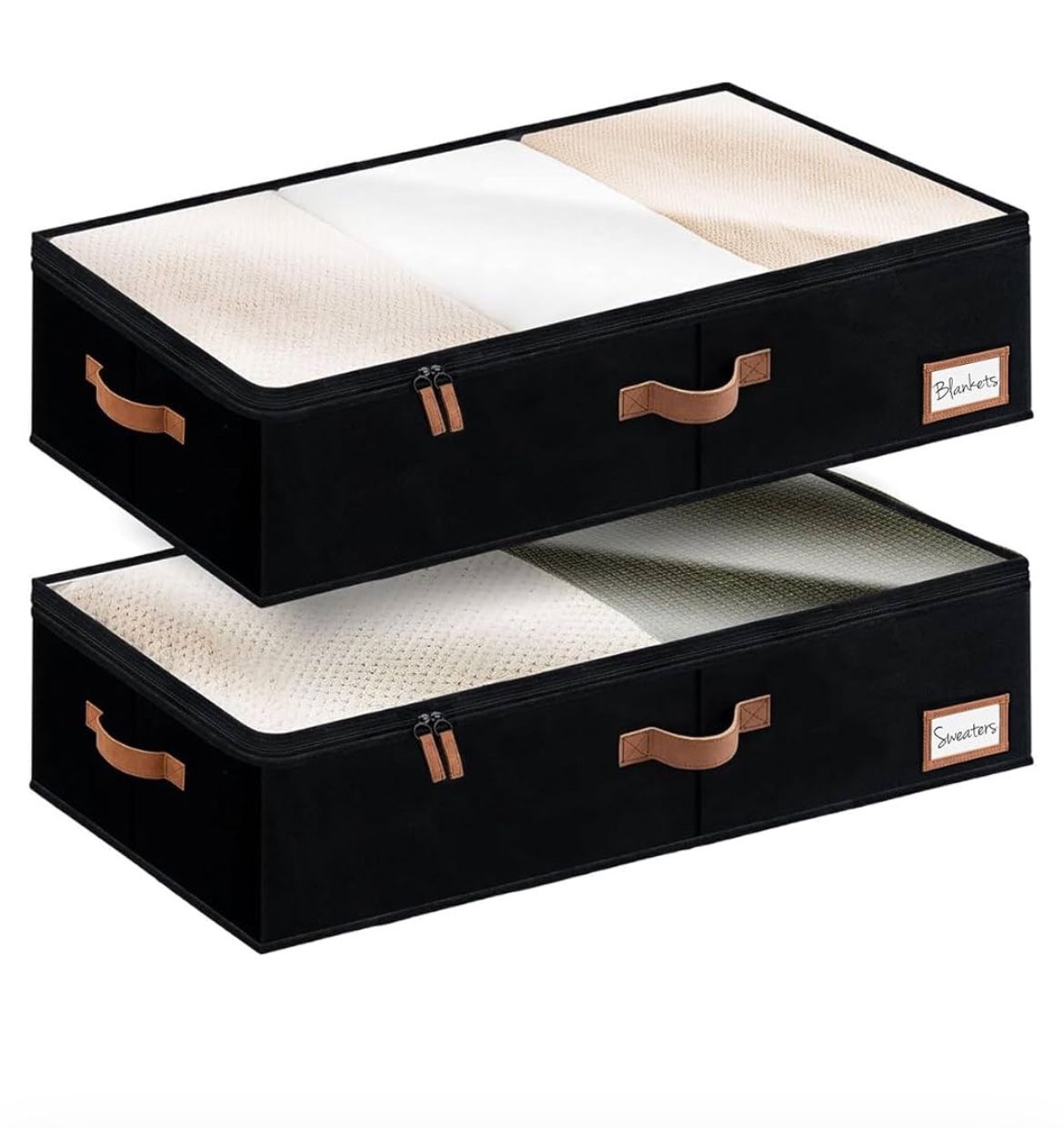 Under Bed Storage With Clear Top