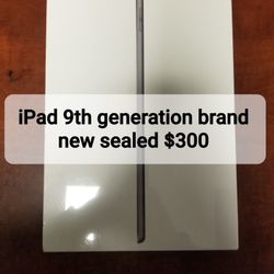 iPad 9th Generation brand New Sealed 