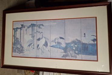 Japanese framed print