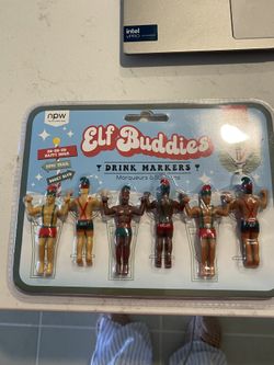 Elf Buddies Drink Markers 
