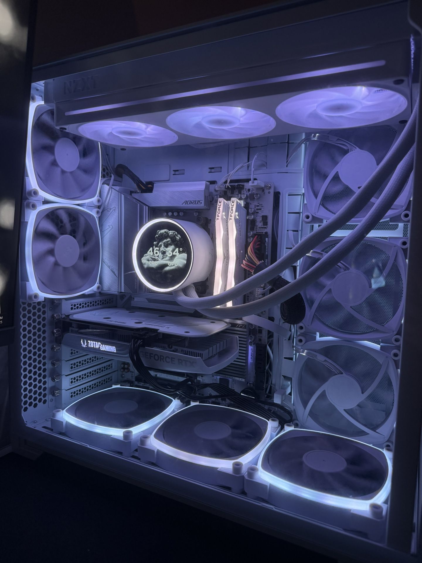 White Gaming Pc Computer Desktop RTX 4060