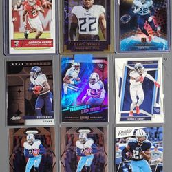 🏈 10 Card (9 Different) RB Derrick Henry Cards