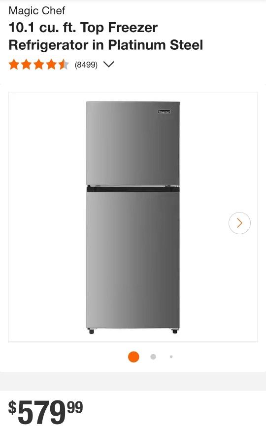 10.1 Cu Ft Refrigerator