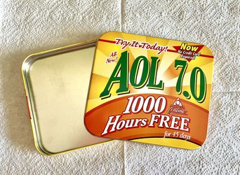 Vintage AOL 7.0 Tin
