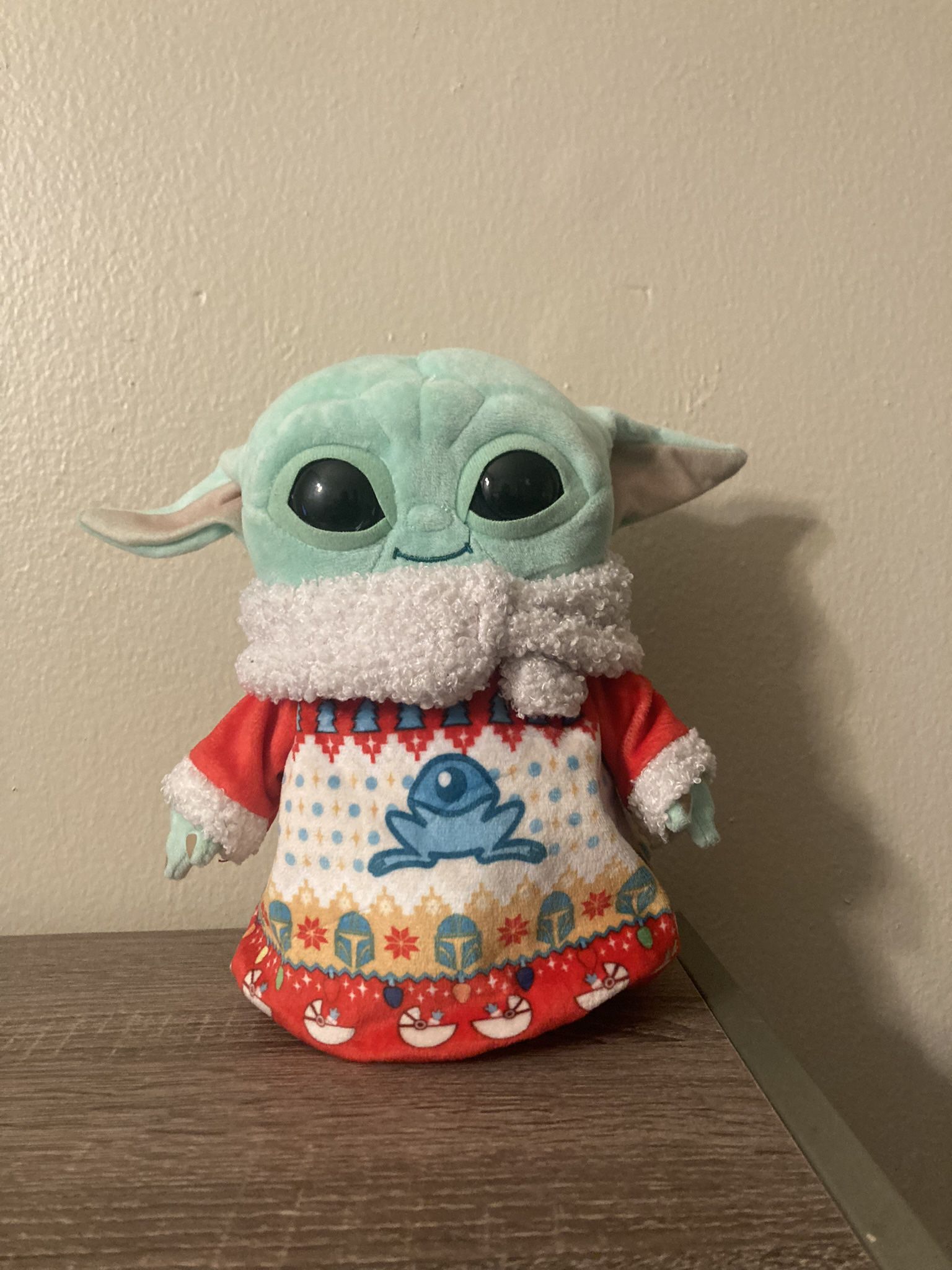 Star Wars The Mandalorian Grogu Baby Yoda The Child Christmas Sweater 8in Plush