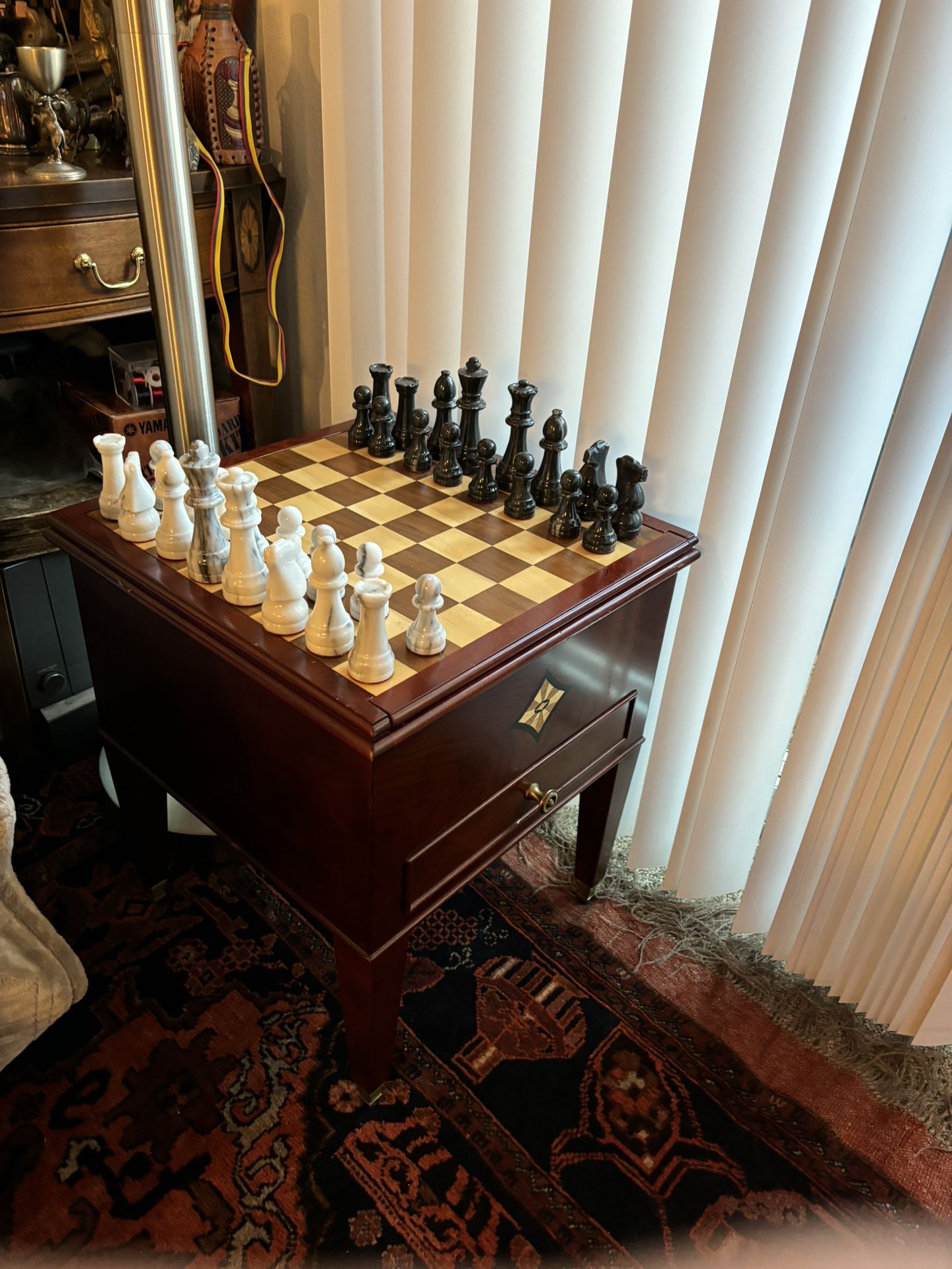 Wooden Chess Table 