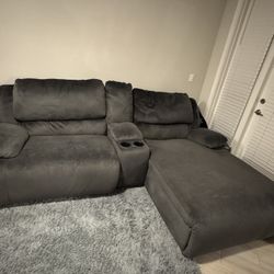 Dark Grey Sofa 