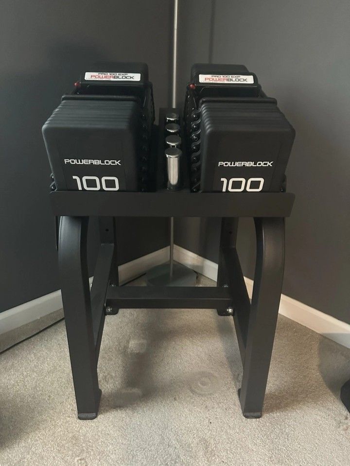 POWERBLOCK/PRO/100/EXP/AND/HOME/RACK/STAND
