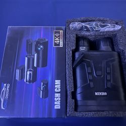 Front And Rear Back Up Cameras Plus Night Vision Binoculars 