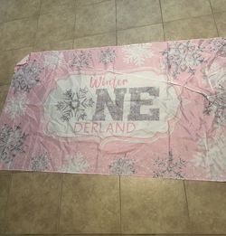 Winter Onederland Birthday Banner