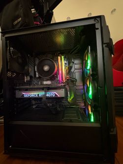 Gaming PC AMD Ryzen 5 3500x, RTX 4070 12gb, 500gb m.2, 16gb 3600 Rgb DDR4