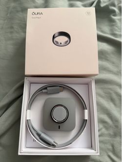 S>Oura Ring 4 Black size 12 (few days worn)