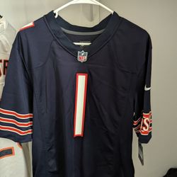 Justin Fields Chicago Bears Authentic Jersey Men's Medium 