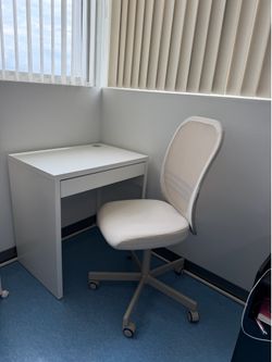Desk with chair
