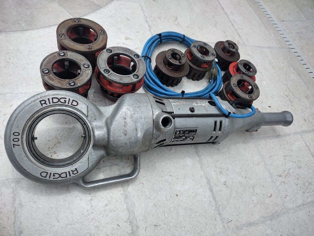 Used ridgid 700 pipe threader for sale deals