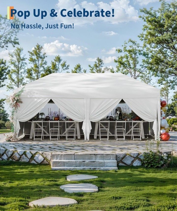 10x20 Pop Up Canopy tent (NEW)