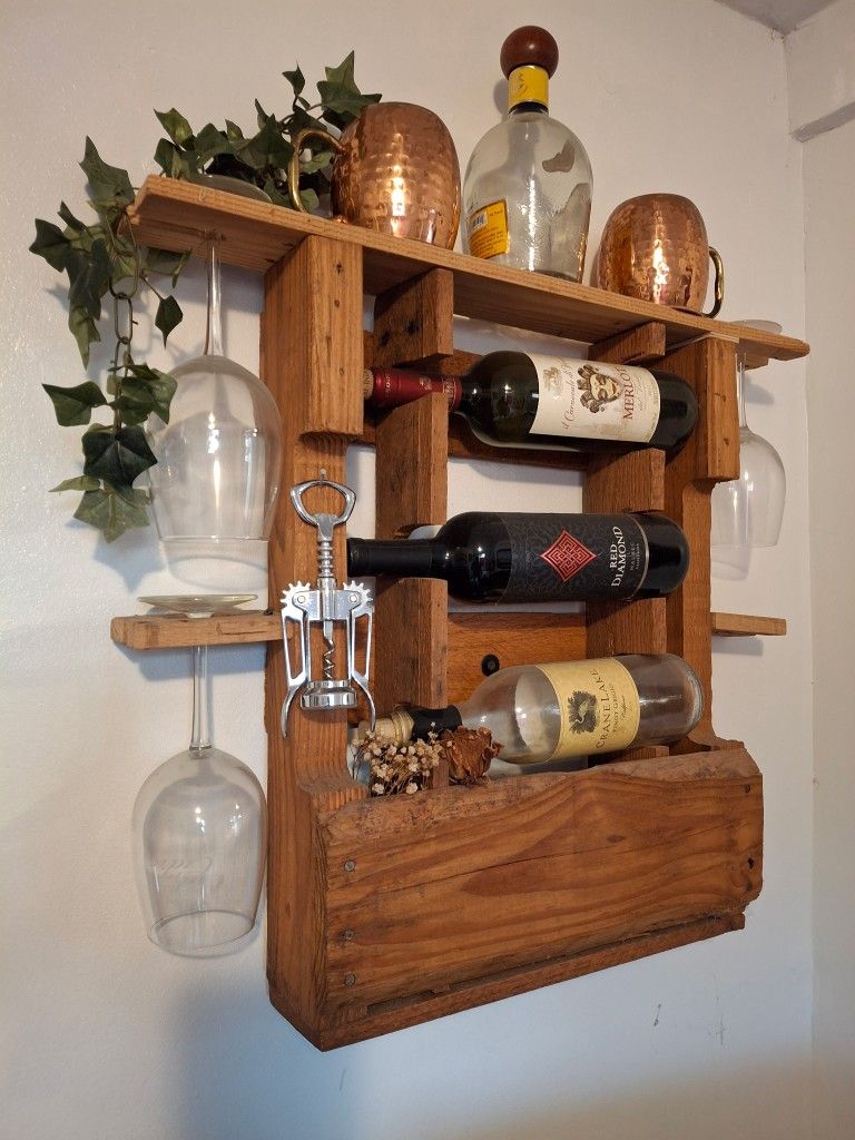 Wood Wine Rack $25 OBO