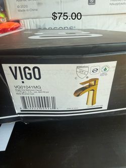 Gold faucet