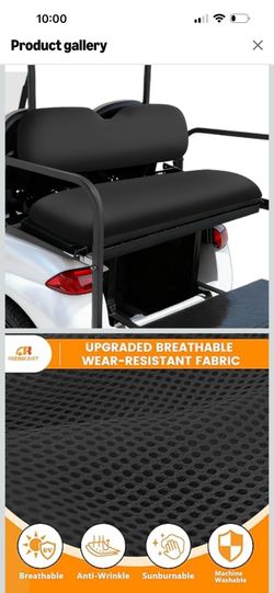 Universal Golf Cart Rear Seat Covers