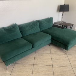 Green Sectional Style Sofa