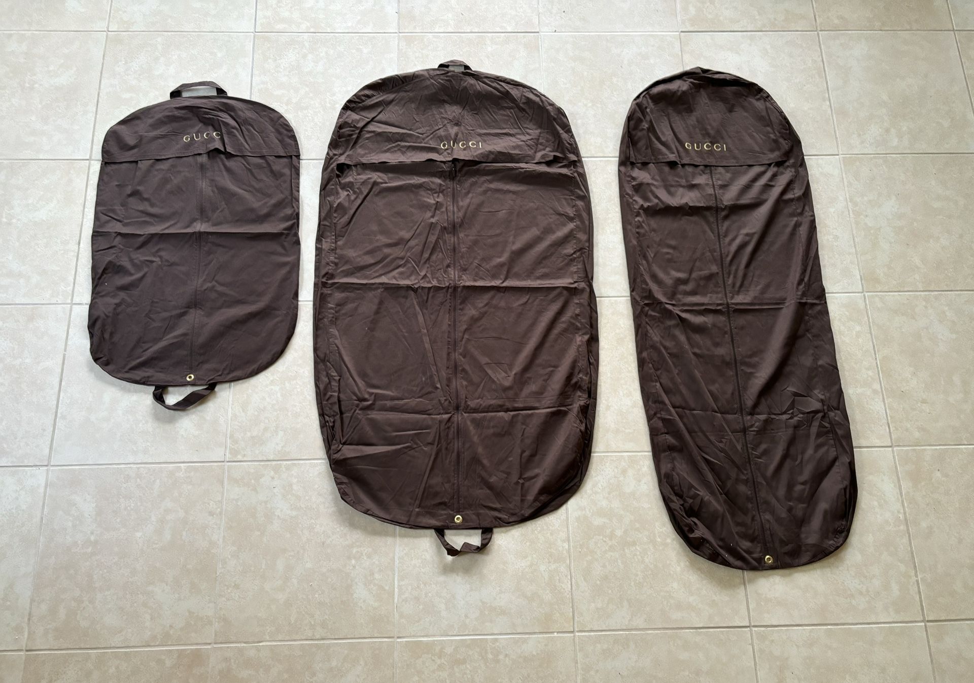 Authentic Gucci Cotton Garment Bags