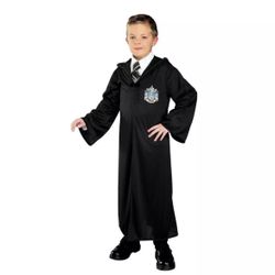 Boys Child SLYTHERIN Harry Potter Robe Costume Size L(12-14)