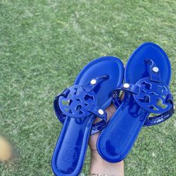 Royal Blue Tory Burch Sandals $80