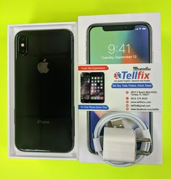 iPhone X. 64/256GB. Factory Unlocked 🔓 Like new 🎁 With warranty 🧾