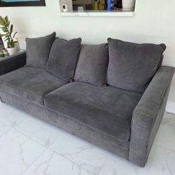 Grey Sofa Bed Sleeper Pullout Couch 