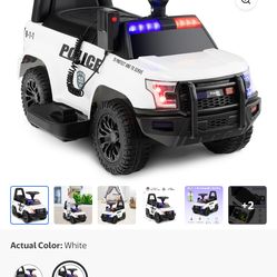 Ride on police car