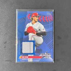 2025 Topps Update All-Star Stitches Joe Ryan Player Worn Jersey Relic AS-JRY
