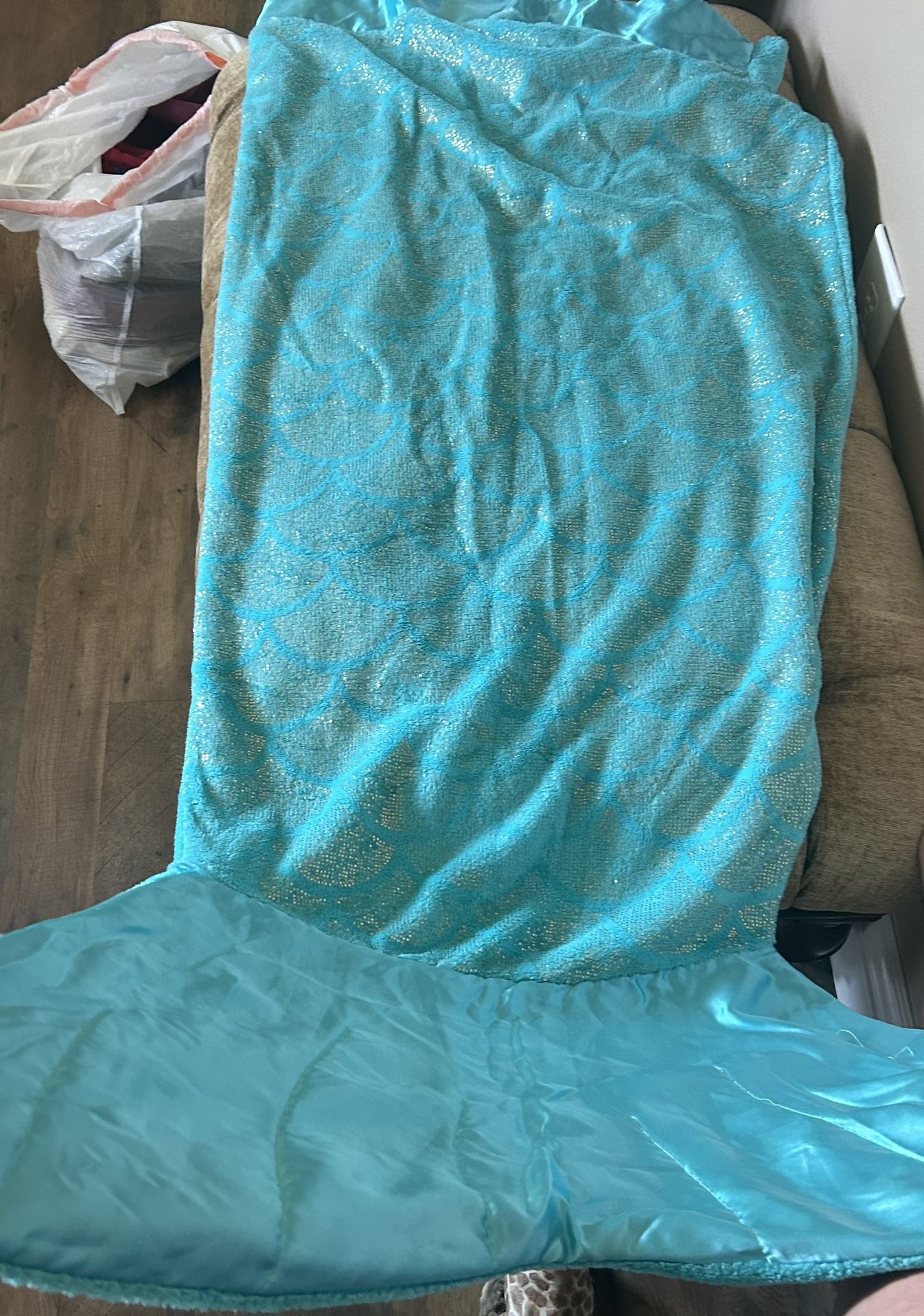 Girls Mermaid Tail Snuggy $5
