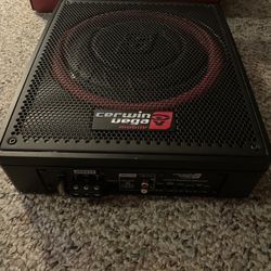 Low Profile Amplified Subwoofer