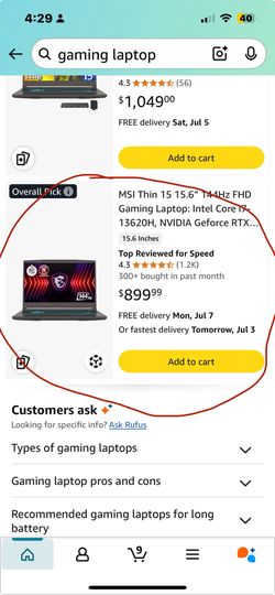 Gaming Laptop