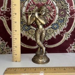 Old Heavy Bronze Deity Sculpture