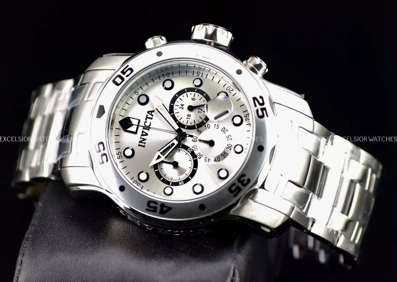 Invicta Watches For Men 50mm Silver Two Tone Limited Edition Brand New